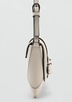 MANGO Torebki*Torebka na ramię z ozdobnymi sprzączkami