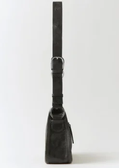 MANGO Torebki|Akcesoria Skórzane*Torebka skórzana z metalowymi elementami