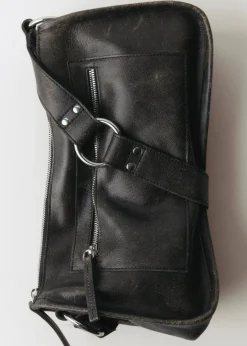 MANGO Torebki|Akcesoria Skórzane*Torebka skórzana z metalowymi elementami