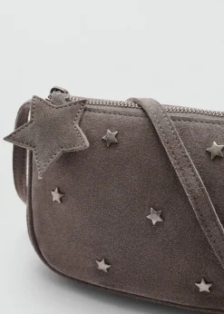 Dzieci MANGO Torebki*Torebka skórzana z ćwiekami gwiazdkami