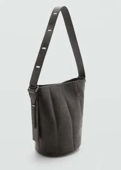 MANGO Torebki*Torebka typu bucket z imitacji skóry