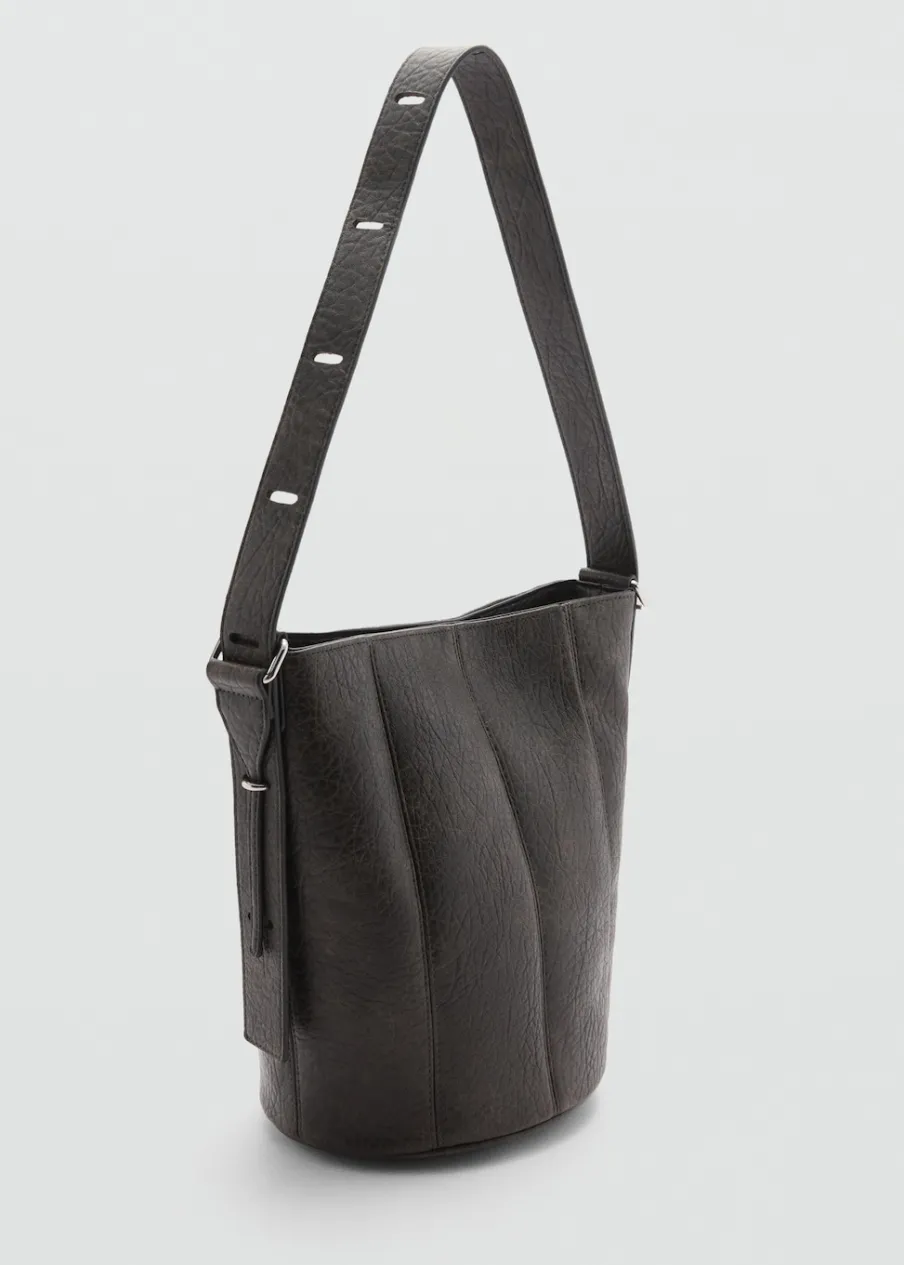 MANGO Torebki*Torebka typu bucket z imitacji skóry