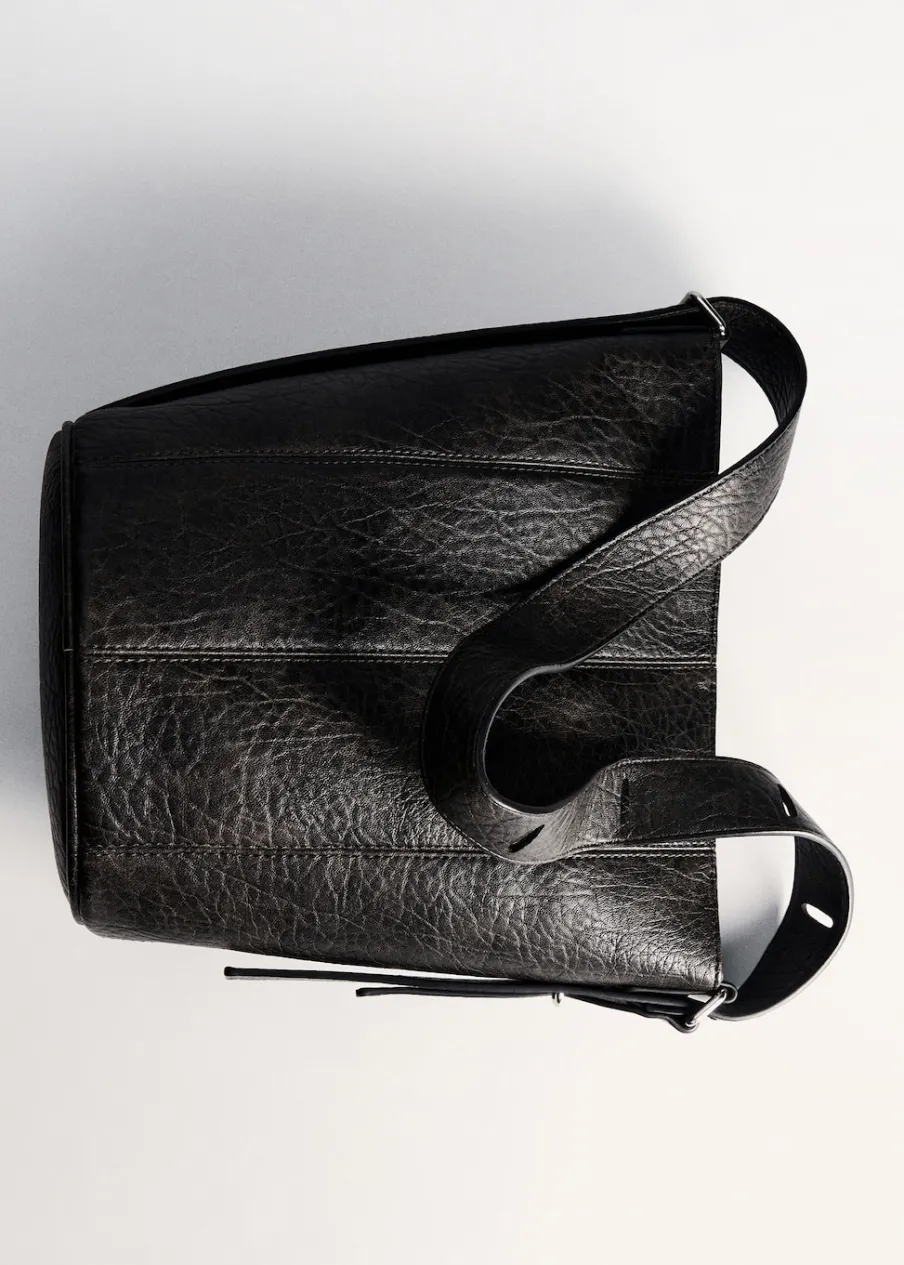 MANGO Torebki*Torebka typu bucket z imitacji skóry