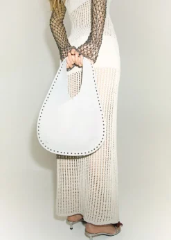 MANGO Torebki|Akcesoria Skórzane*Torebka z dziurkowanej skóry