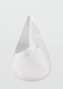 MANGO Torebki|Akcesoria Skórzane*Torebka z dziurkowanej skóry