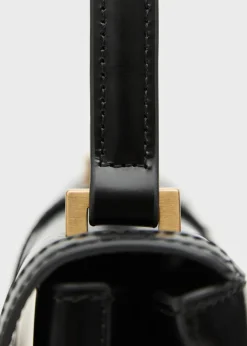 MANGO Torebki|Akcesoria Skórzane*Torebka z klapą 100% skóra