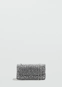 MANGO Torebki*Torebka z klapą i kryształkami