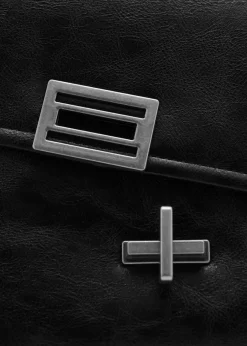 MANGO Torebki*Torebka z klapą i metalowym zapięciem