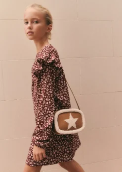 Dzieci MANGO Torebki*Torebka z motywem gwiazdy z baranka