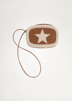 Dzieci MANGO Torebki*Torebka z motywem gwiazdy z baranka