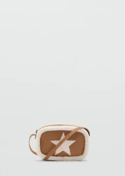 Dzieci MANGO Torebki*Torebka z motywem gwiazdy z baranka