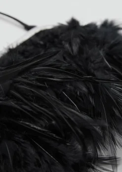 MANGO Torebki*Torebka z piórami i krótkim uchwytem