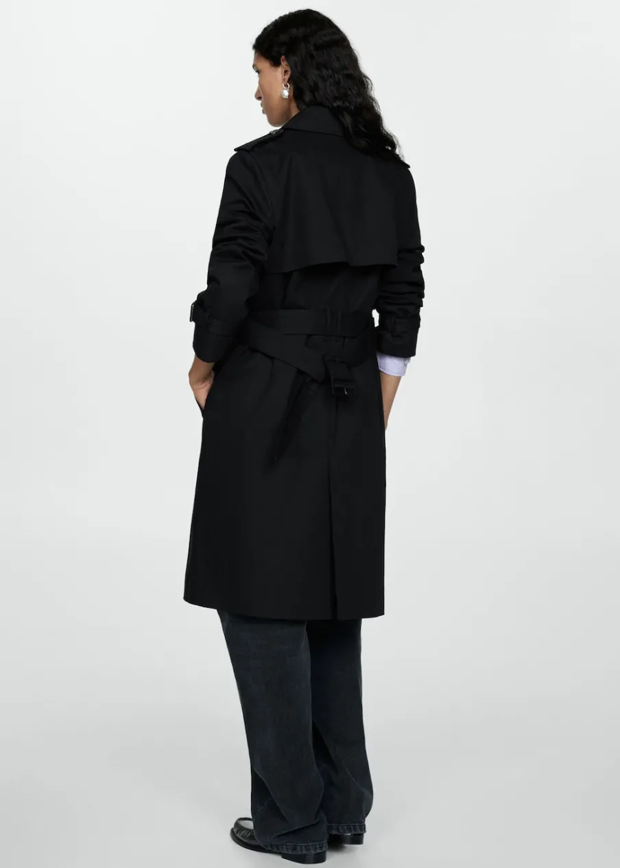 MANGO Płaszcze*Trencz klasyczny z paskiem