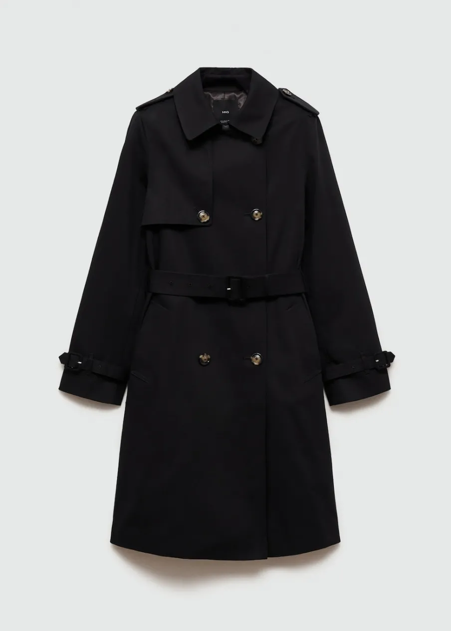 MANGO Płaszcze*Trencz klasyczny z paskiem