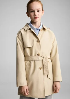 Dzieci MANGO Płaszcze I Kurtki*Trencz na guziki