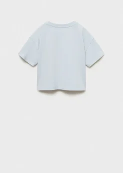 Dzieci MANGO Koszulki I Topy*T-shirt z haftowanymi detalami