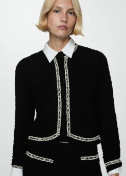 MANGO Kurtki*Tweedowa dwukolorowa kurtka