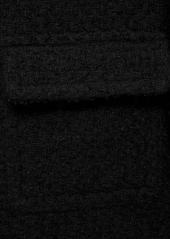 MANGO Kurtki*Tweedowy żakiet z kieszeniami