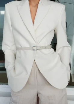 MANGO Marynarki*Usztywniona marynarka z paskiem