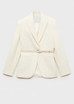 MANGO Marynarki*Usztywniona marynarka z paskiem