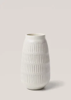 MANGO Dekoracja Sypialni|Wazony*Wazon z terakoty z wypukłym wzorem