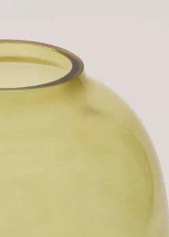 MANGO Wazony*Wazon z zielonego szkła 17 x 25,5 cm
