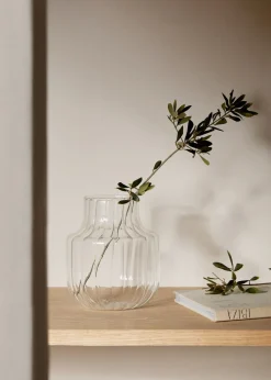 MANGO Dekoracja Sypialni|Wazony*Wazon ze szkła borokrzemowego z teksturą w linie