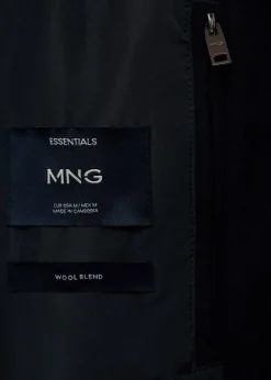 MANGO Kurtki I Koszule Wierzchnie*Wełniana kamizelka z kieszeniami