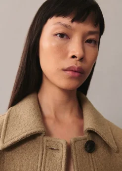 MANGO Płaszcze*Wełniany płaszcz oversize