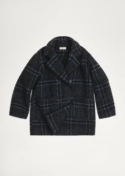 Dzieci MANGO Płaszcze I Kurtki*Wełniany płaszcz w kratę