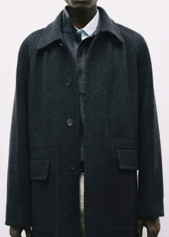MANGO Płaszcze*Wełniany płaszcz z kieszeniami