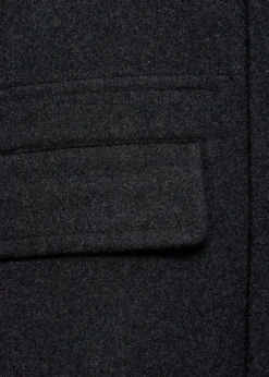 MANGO Płaszcze*Wełniany płaszcz z kieszeniami