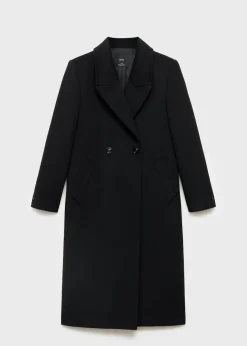 MANGO Płaszcze*Wełniany płaszcz z klapami