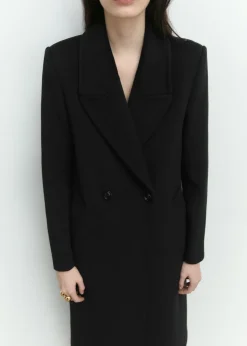 MANGO Płaszcze*Wełniany płaszcz z klapami