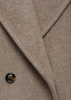 MANGO Płaszcze*Wełniany płaszcz z klapami