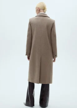 MANGO Płaszcze*Wełniany płaszcz z klapami