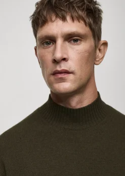 MANGO Kardigany I Swetry*Wełniany sweter z półgolfem