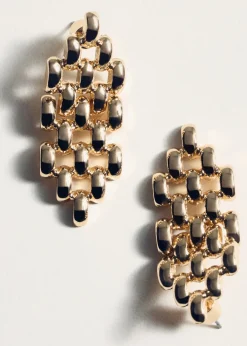 MANGO Biżuteria*Wiszące kolczyki ogniwa