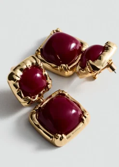 MANGO Biżuteria*Wiszące kolczyki z koralikami