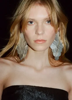 MANGO Biżuteria*Wiszące kolczyki z płytkami