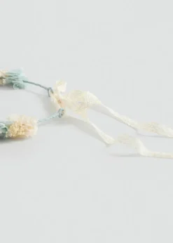 Dzieci MANGO Akcesoria Do Włosów*Wiązana opaska do włosów z kwiatami