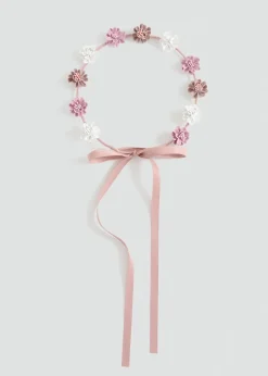 Dzieci MANGO Akcesoria Do Włosów*Wiązana opaska do włosów z kwiatami