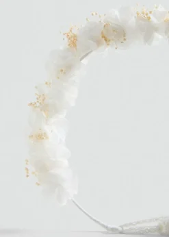 Dzieci MANGO Akcesoria Do Włosów*Wiązana opaska do włosów z kwiatami