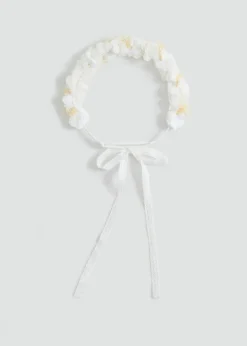Dzieci MANGO Akcesoria Do Włosów*Wiązana opaska do włosów z kwiatami