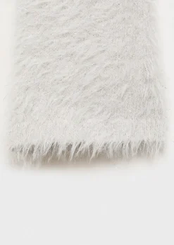 Dzieci MANGO Swetry I Kardigany*Włochaty kardigan na guziki