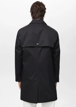 MANGO Płaszcze|Trencze*Wodoodporny trencz bawełniany