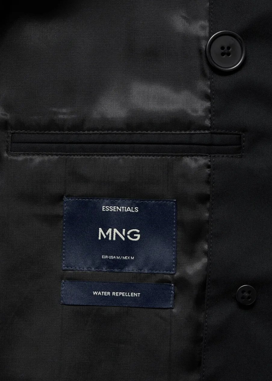 MANGO Płaszcze|Trencze*Wodoodporny trencz z paskiem