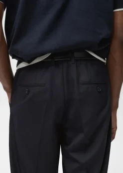 MANGO Spodnie*Wool slim fit pants with darts