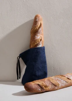 MANGO Akcesoria Kuchenne*Worek na chleb z denimu z troczkami do regulacji