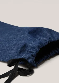 MANGO Akcesoria Kuchenne*Worek na chleb z denimu z troczkami do regulacji